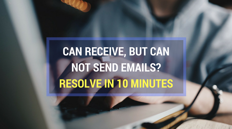 why can't i send or receive my emails